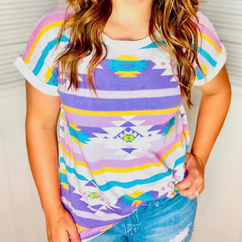 SEW IN LOVE Summer Aztec Tee